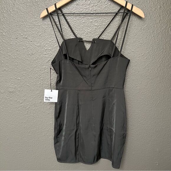NWT Revolve x By The Way Evelynn Double Strap Dress in Black | Size S - Picture 5 of 11